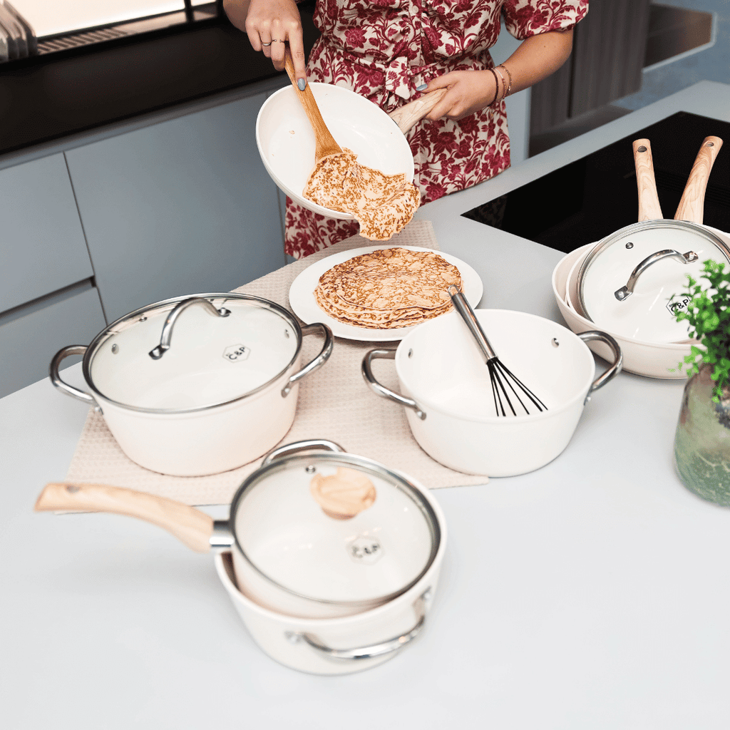 Koken met een Crème pannenset | Go Ivory By C&P