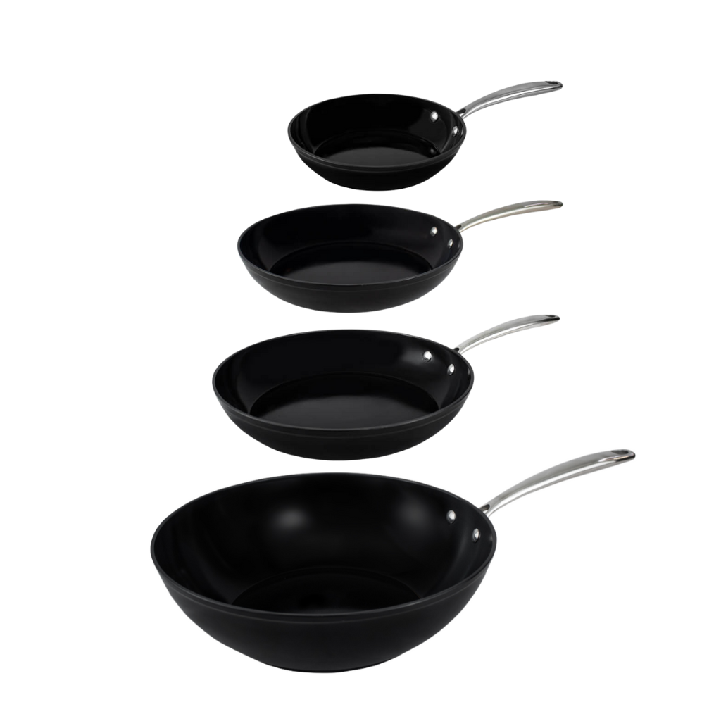 Signature Koekenpannenset 3-delig + Wokpan 30 cm