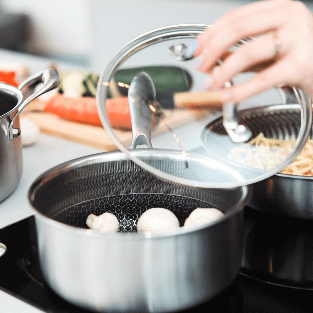 Rvs Pan RVS steelpan 18 cm PFAS-vrij | Honey – Cook & Pan