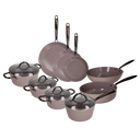 Taupe of Mind Topfset und Pfannenset 9-teilig