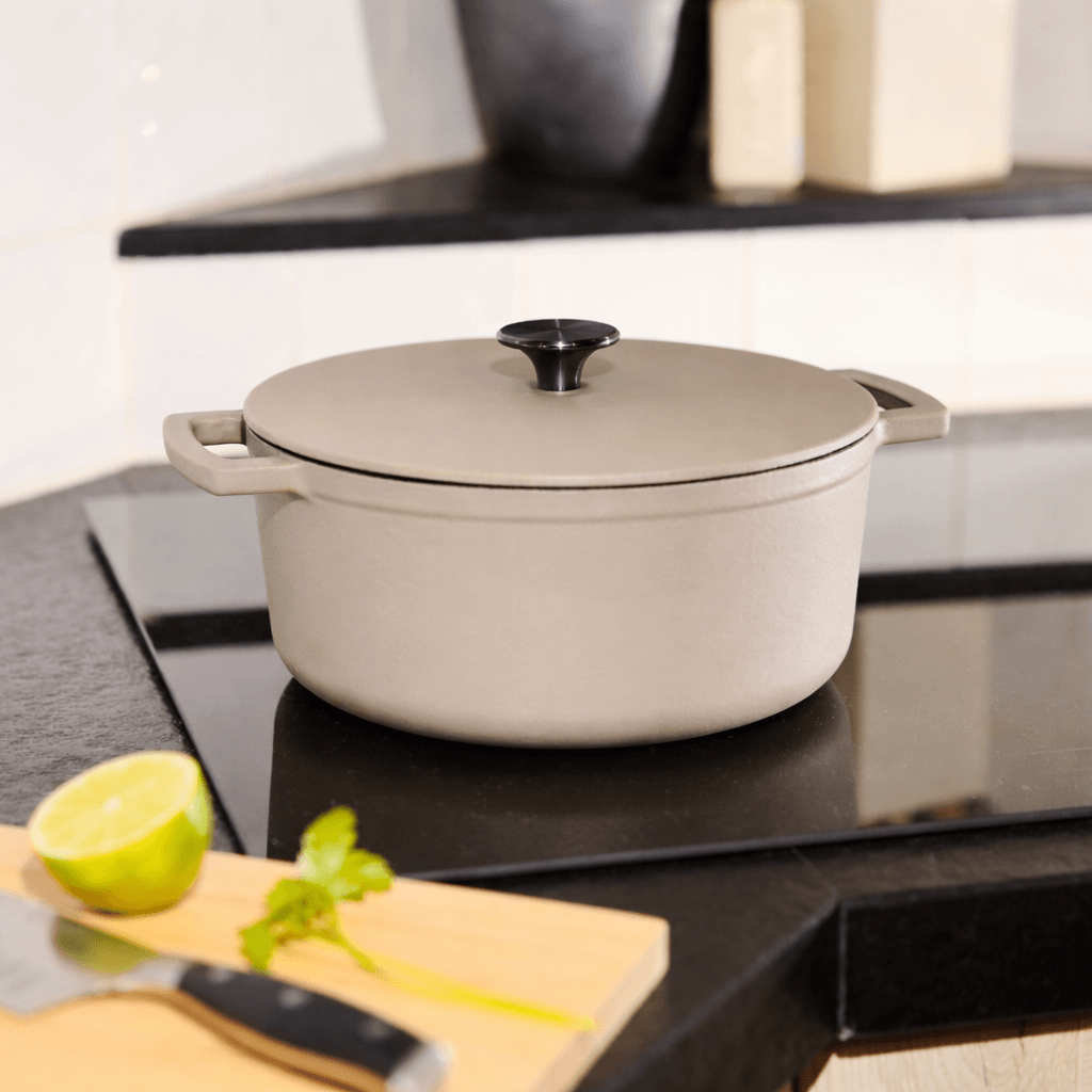 Taupe of Mind Gietijzeren Braadpan 24 cm - 4 liter