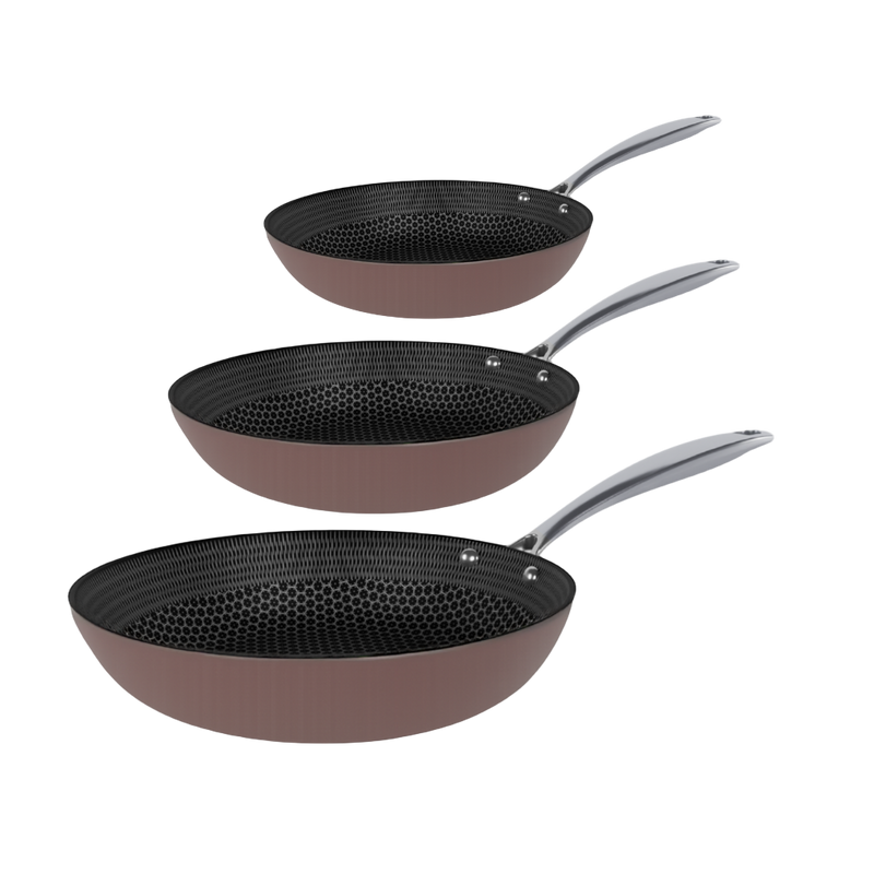 Taupe of Mind Honey Pfannenset 3-teilig - Edelstahl