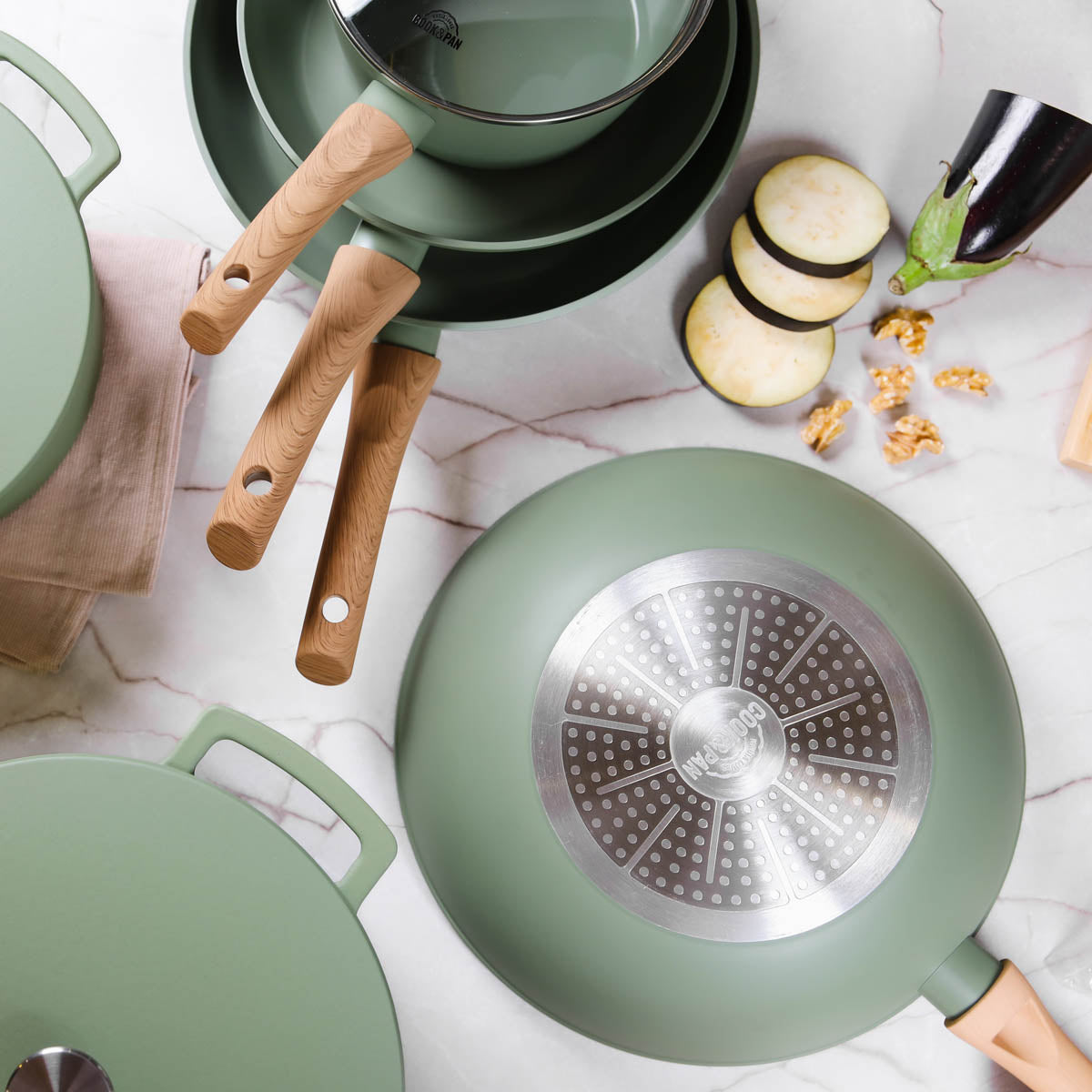 Nadia Loves C&P Topfset und Pfannenset 4-teilig