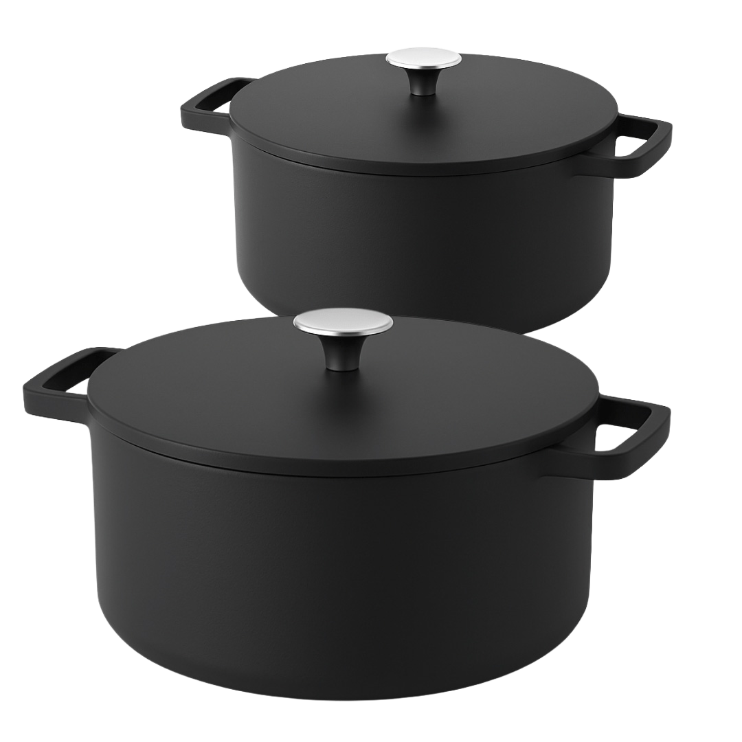 Signature støbejernsgrydesæt 2 dele