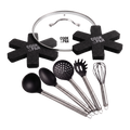 Lot d'accessoires Noir 12 pièces