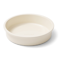 Ronde bakvorm Ø 22 cm uit de Go Ivory bakset 10-delig