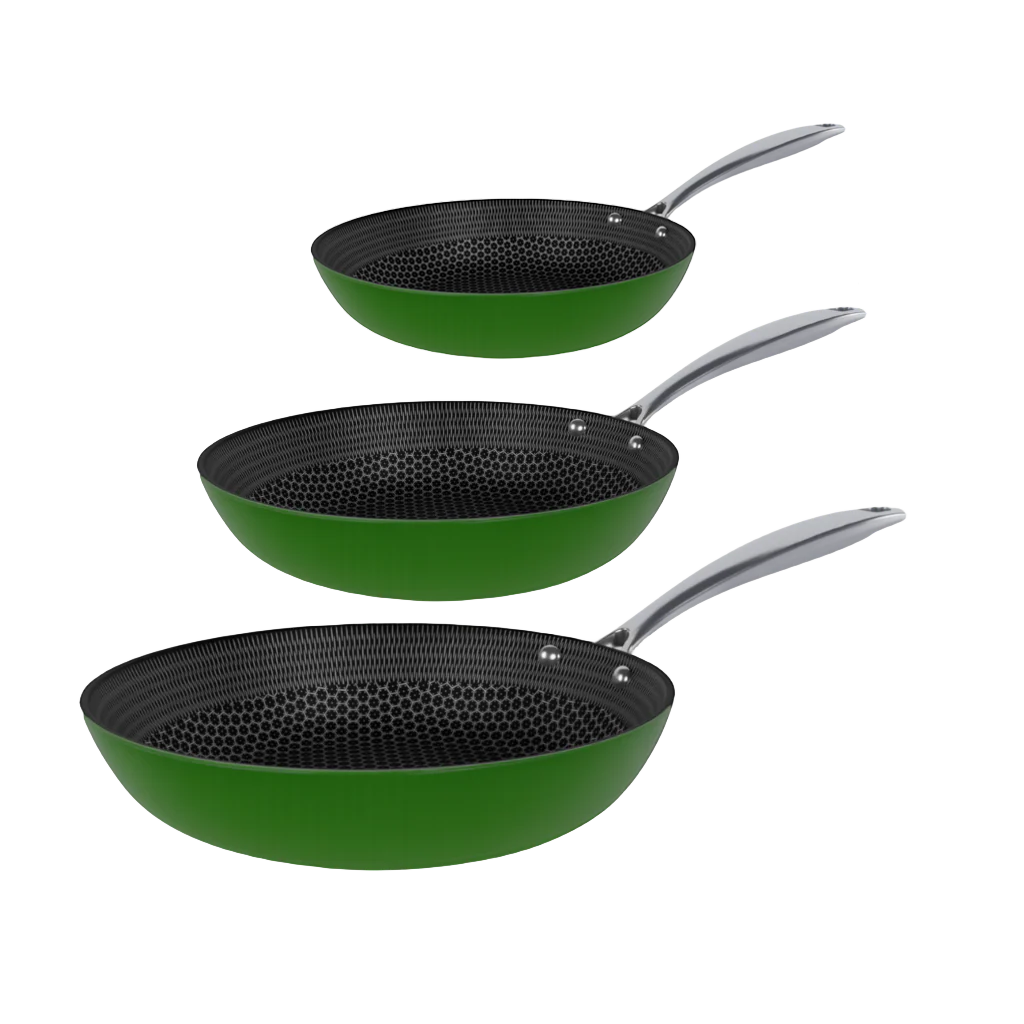 Go Green Honey Koekenpannenset 3-delig - RVS
