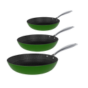 Go Green Honey Frying pan set 3-piece - Stainless steel