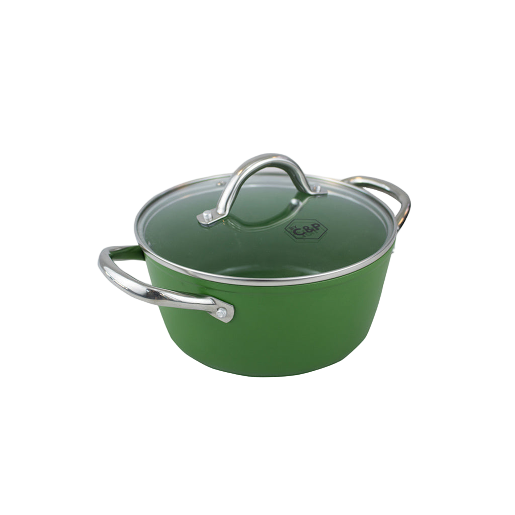Go Green Kookpan met deksel 20 cm