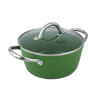 Go Green Cooking pot with lid 24 cm