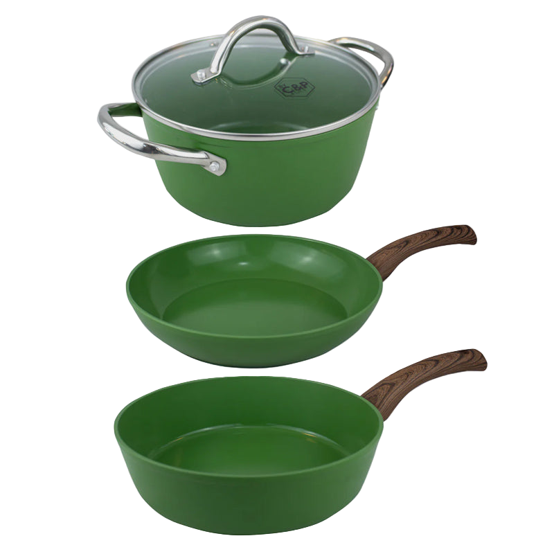 Go Green Cookware Set 3-piece