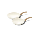 Set de poêles à frire Go Ivory 2 pièces