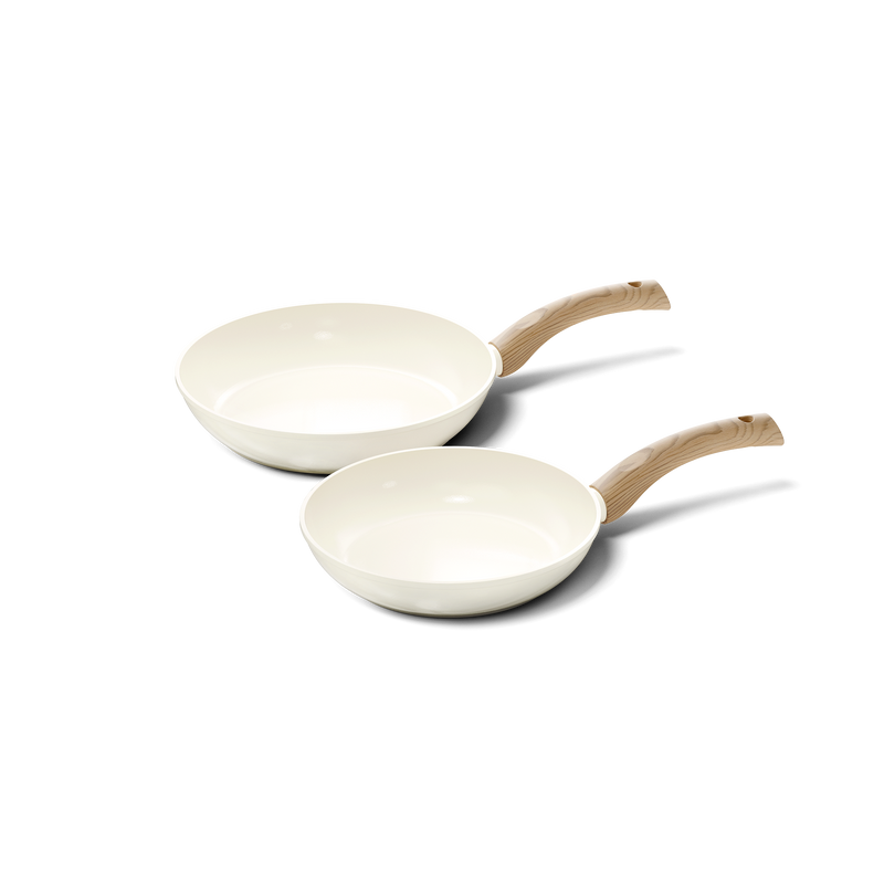 Set de poêles à frire Go Ivory 2 pièces