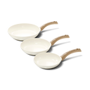 Set de poêles à frire Go Ivory 3 pièces