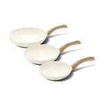 Set de poêles à frire Go Ivory 3 pièces