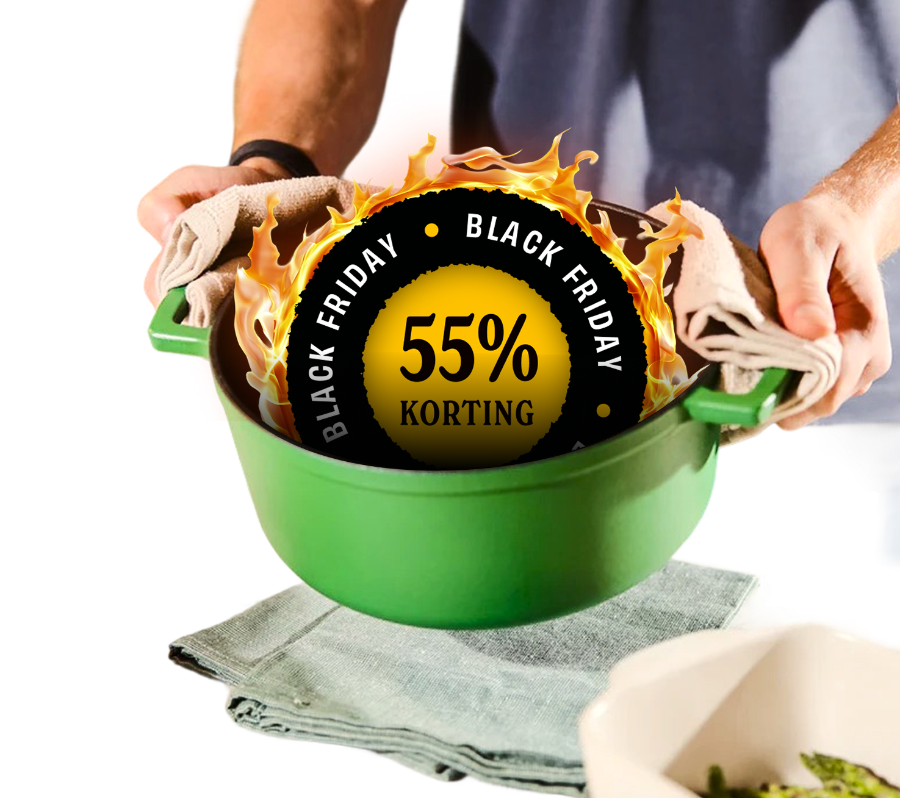 Black Friday 55 procent korting