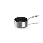 Casserole Honey en acier 18 cm avec paroi inox et revêtement céramique antiadhésif noir à l'intérieur