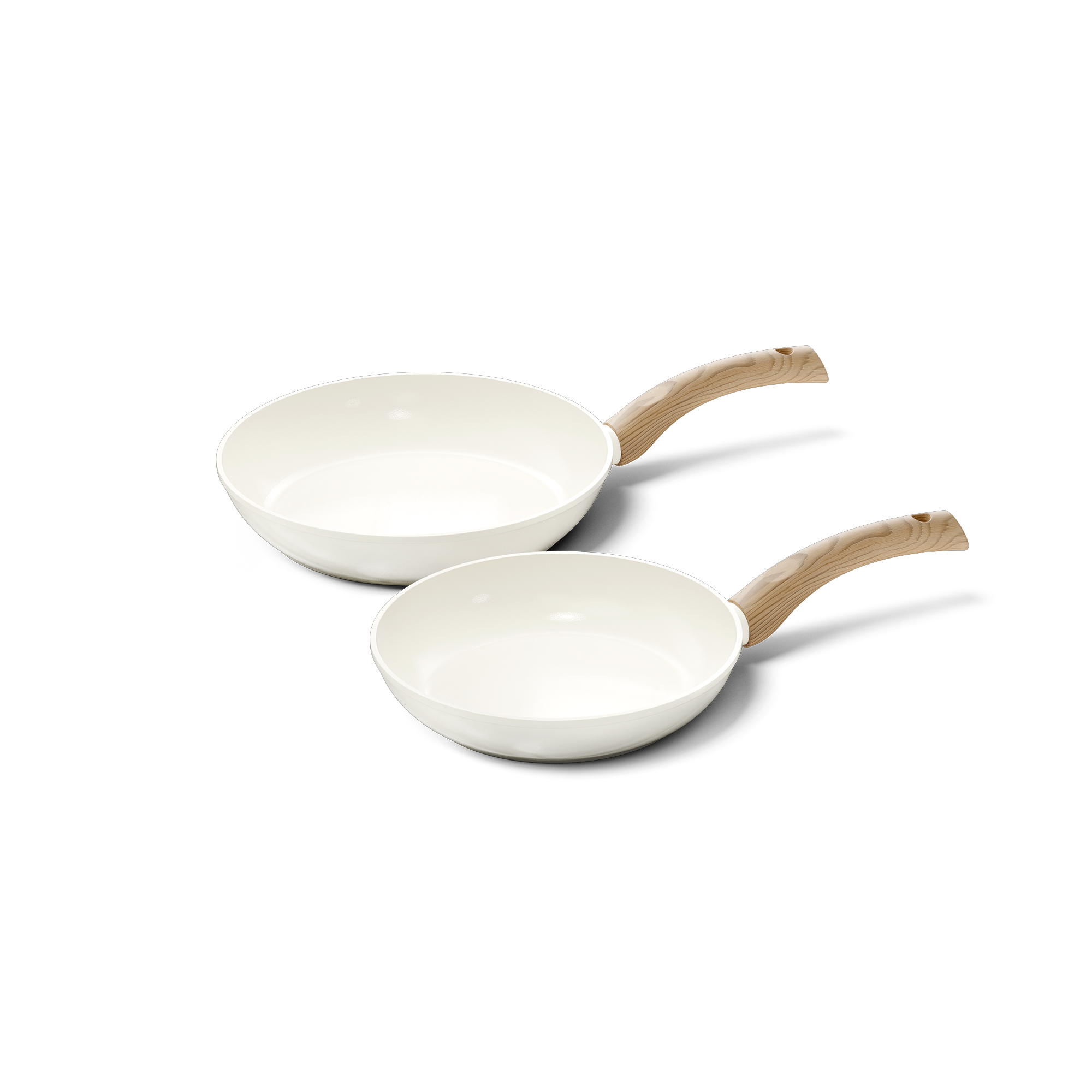 Go Ivory Koekenpannenset 2-delig