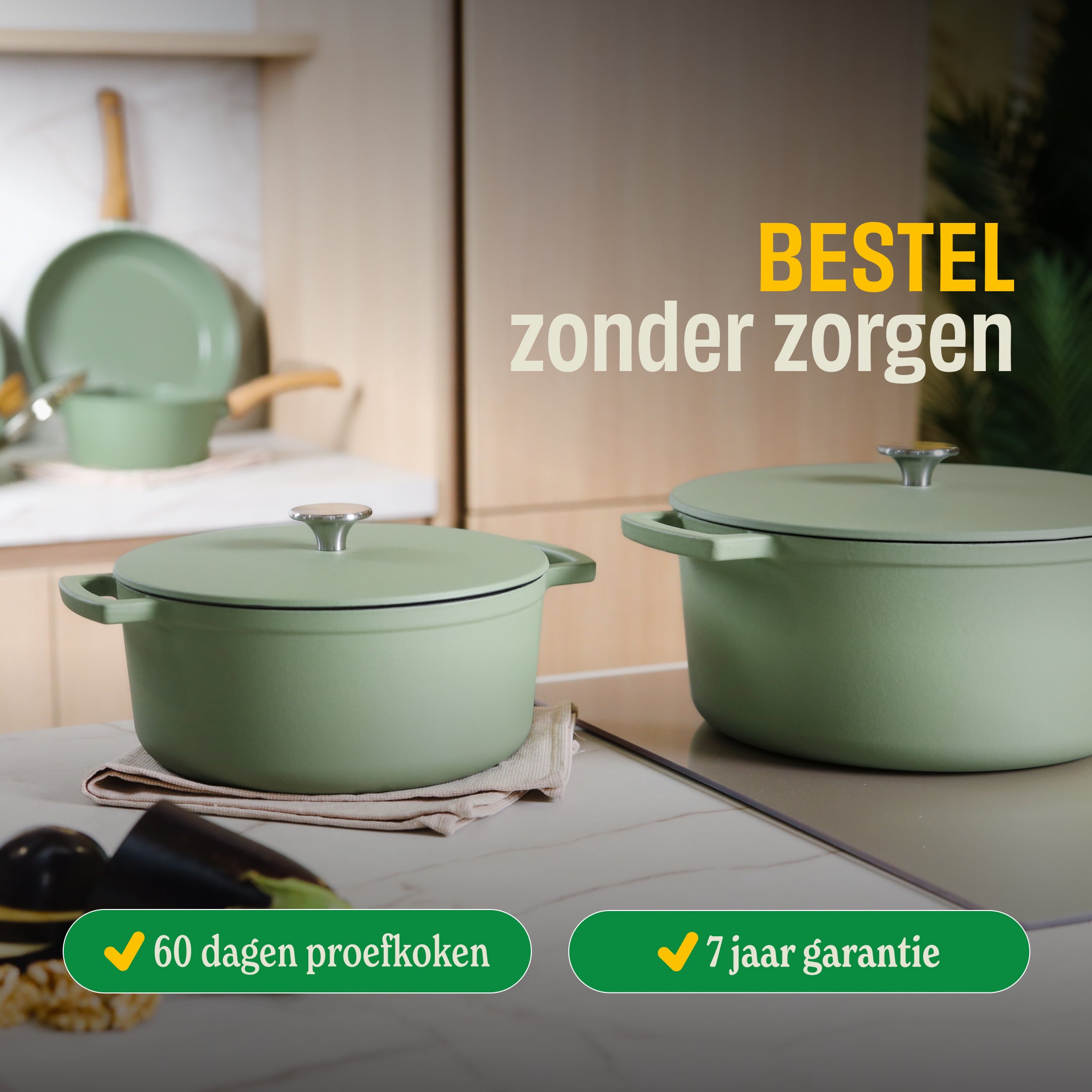 Nadia Loves C&P Gietijzeren Braadpan 24 cm - 4 liter