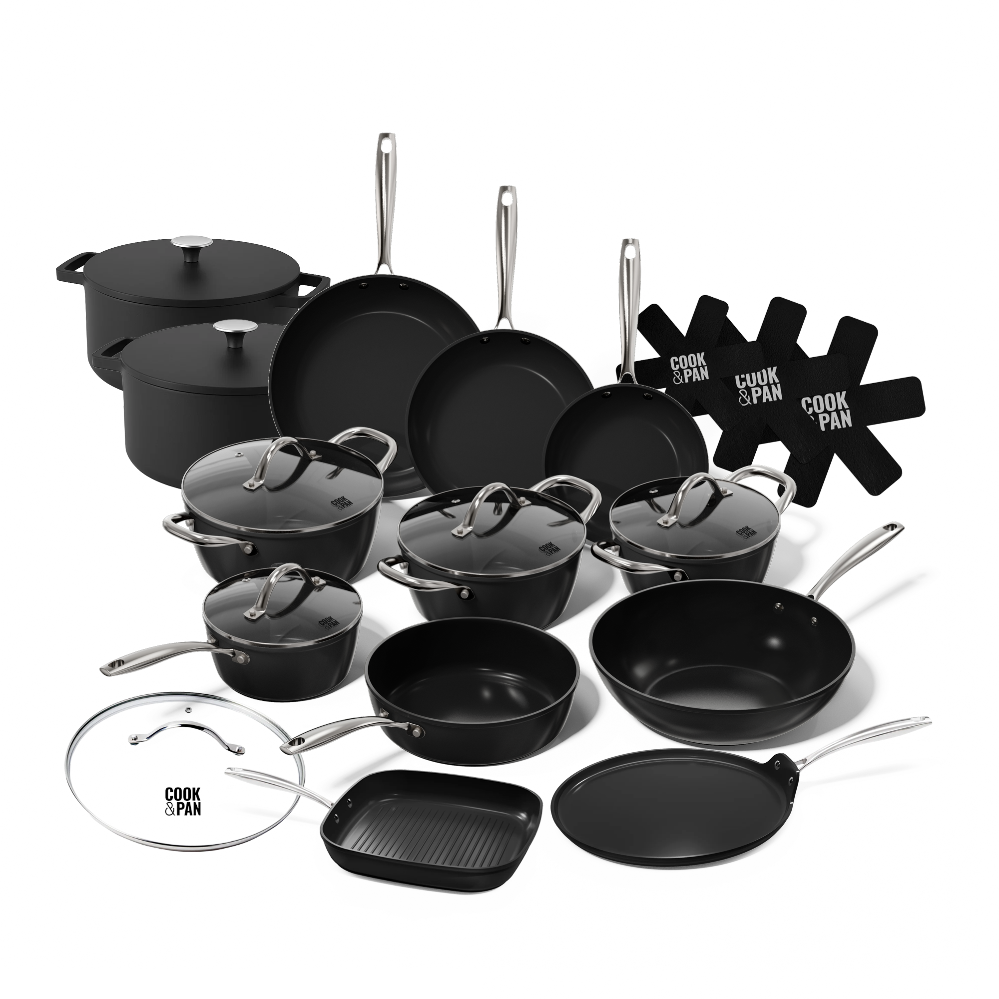 Signature Topfset und Pfannenset 15-teilig