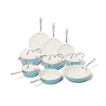 Go Blue Cookware set 9-piece