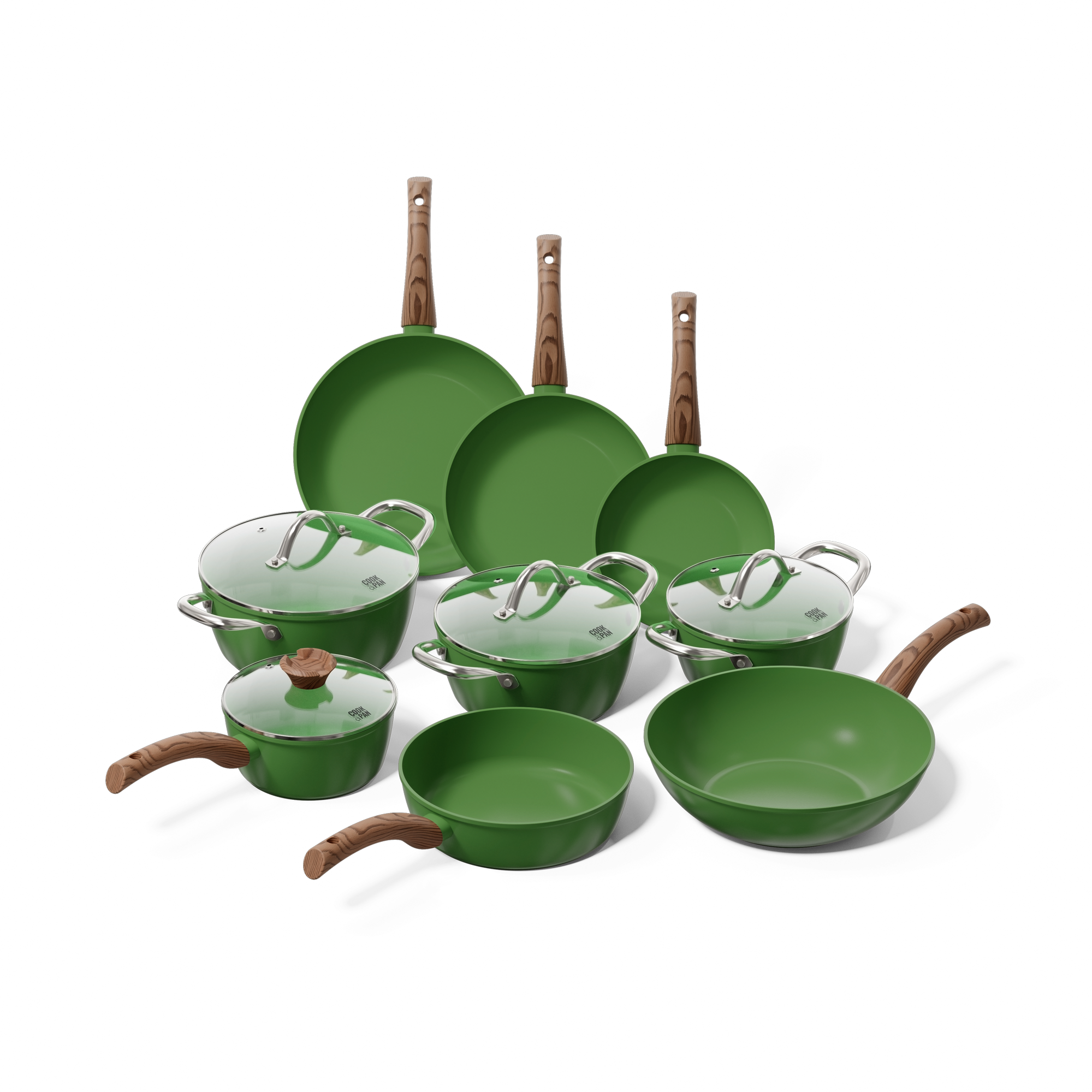 Go Green Pannenset 9-delig