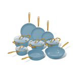 Ocean Blue Cookware set 9-piece
