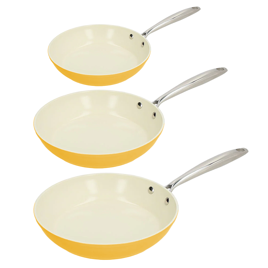 Sunny Side Koekenpannenset 3-delig
