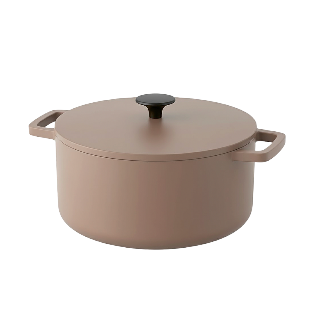 Taupe of Mind Gietijzeren Braadpan 24 cm - 4 liter