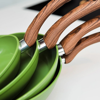 AIKENBBKK Keramische koekenpan met antiaanbaklaag, 25 cm gezonde koekenpan met afneembaar handvat, ovenbestendig, PFAS PFOA & PTFE-vrij (bruin AIKENBBKK Keramische koekenpan met antiaanbaklaag, 25 cm gezonde koekenpan met afneembaar handvat, ovenbestendig, PFAS PFOA & PTFE-vrij (bruin