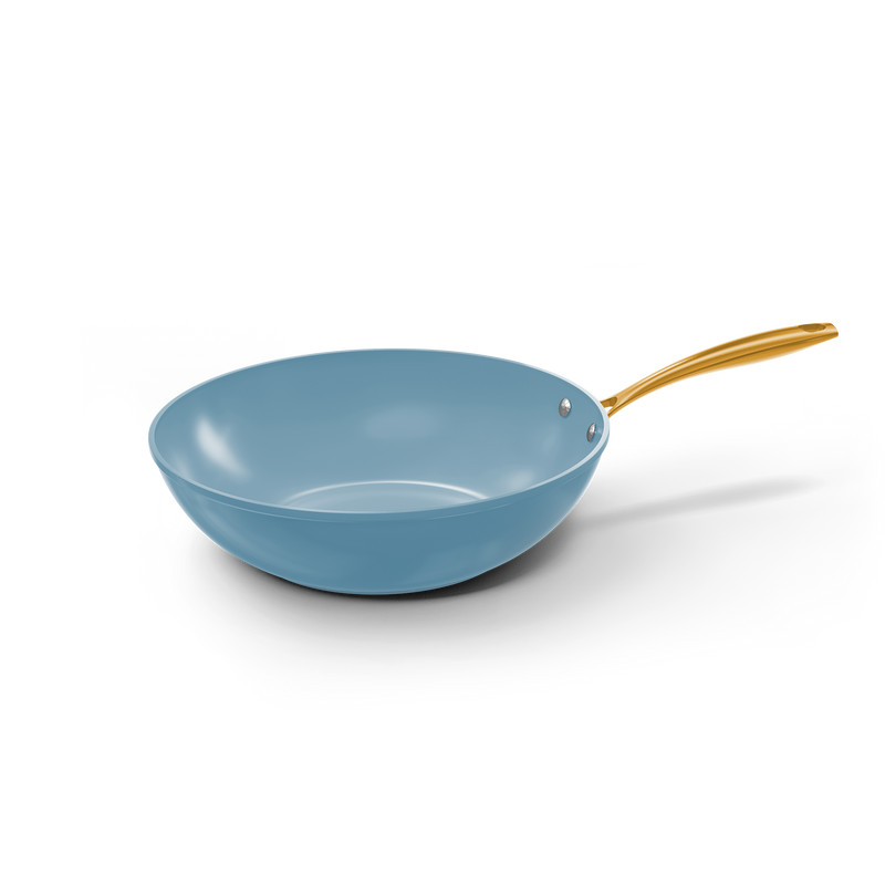 Poêle wok Ocean Blue 30 cm
